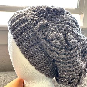 Handmade, crochet fashion beanie